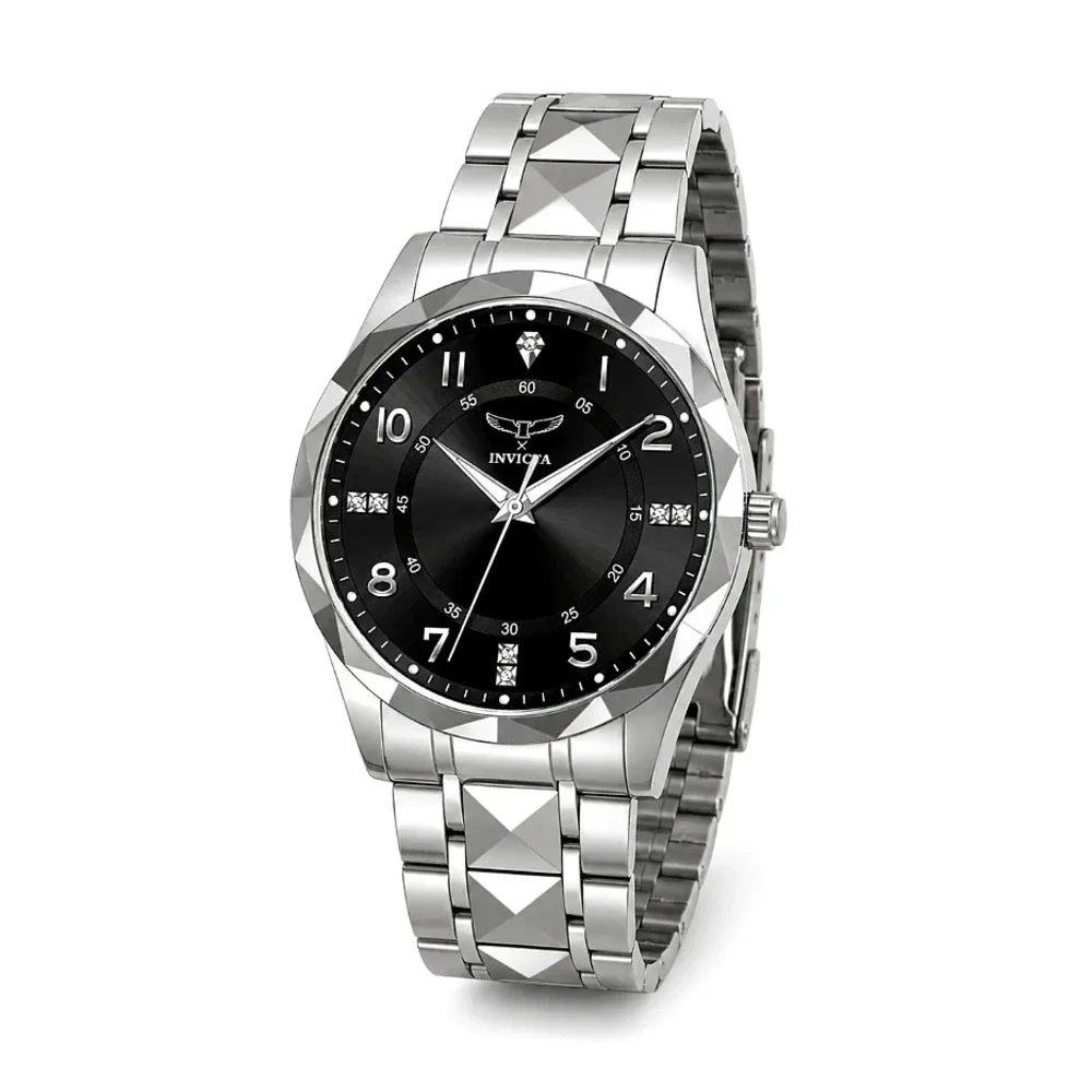 Invicta Specialty I 69027 Men's Watch Black Dial Steel 41mm Quartz New